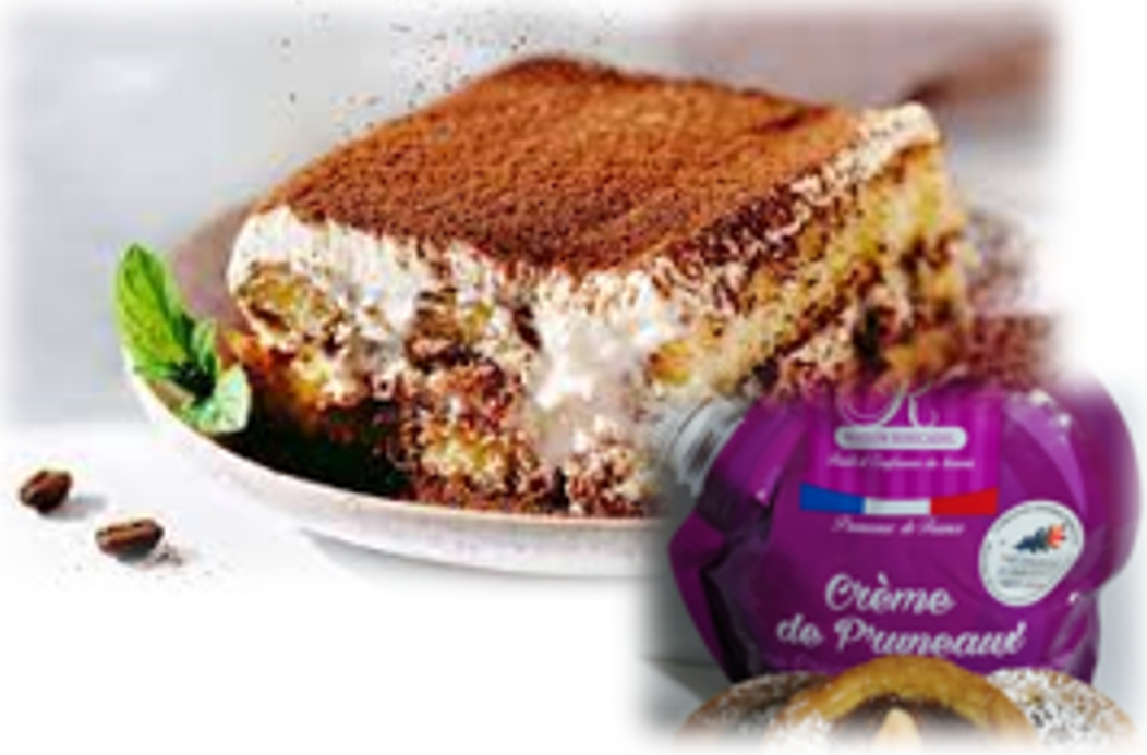 🟣 Tiramisu with Prune Cream: Italian Indulgence with a Twist